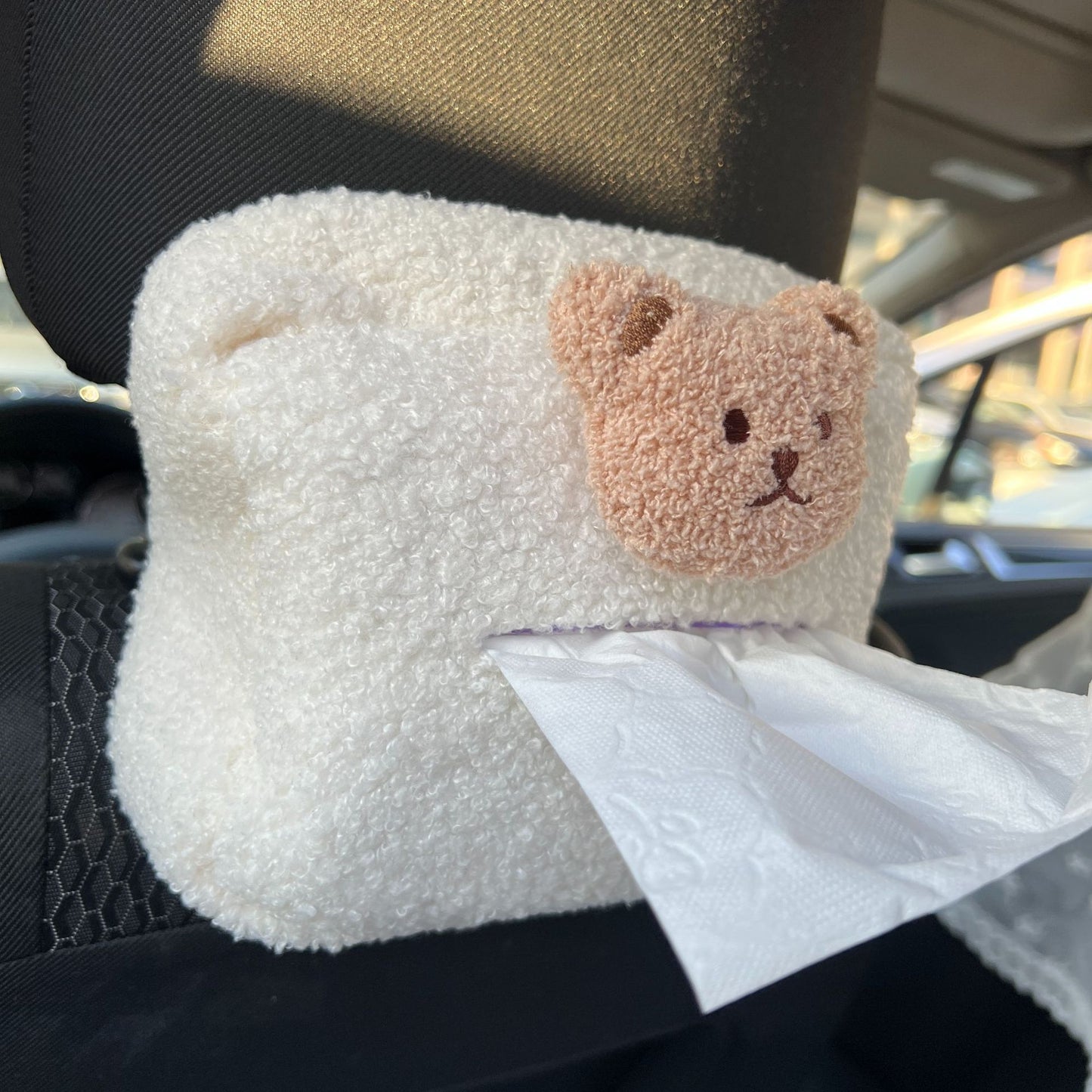 Dispenser Portasalviette in Peluche a Forma di Orsetto Auto & Casa