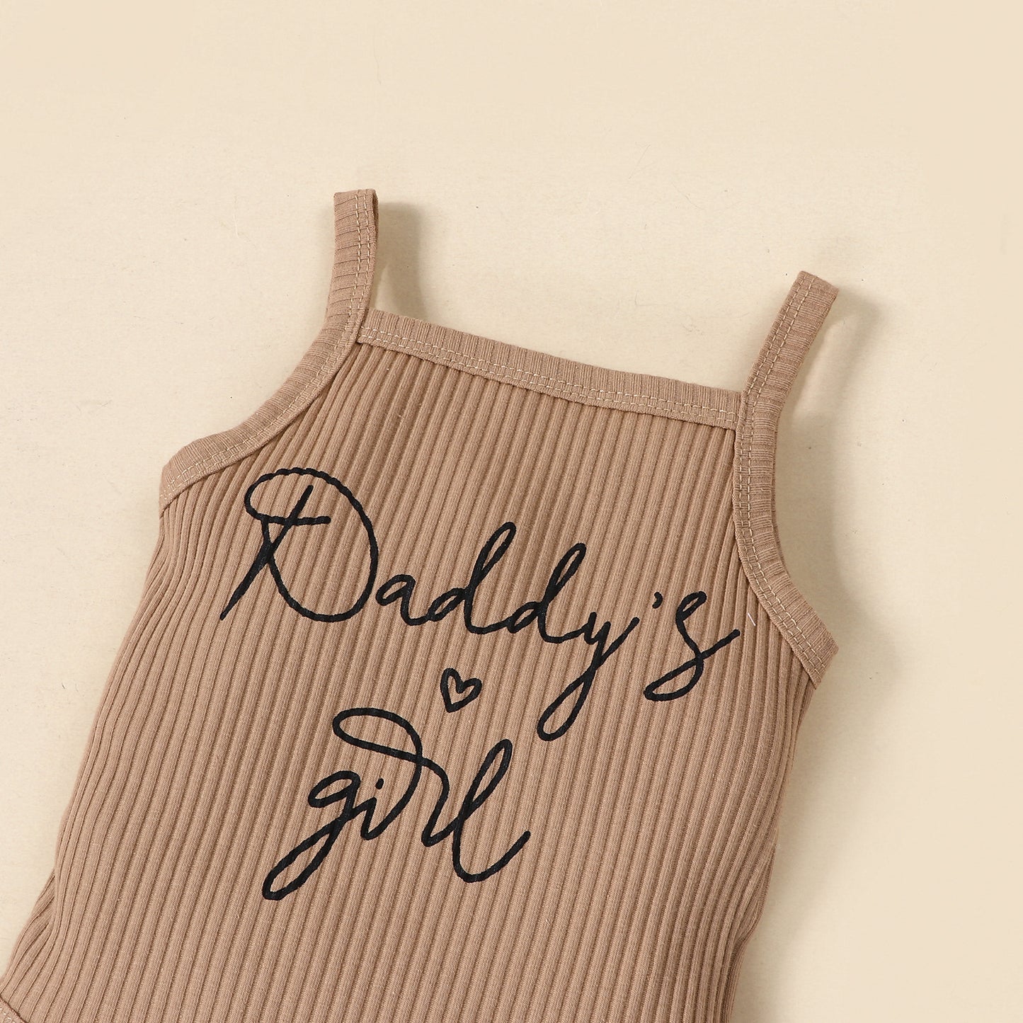 Completo Estivo Neonata Body "Daddy’s Girl", Shorts a Fiori e Fascia