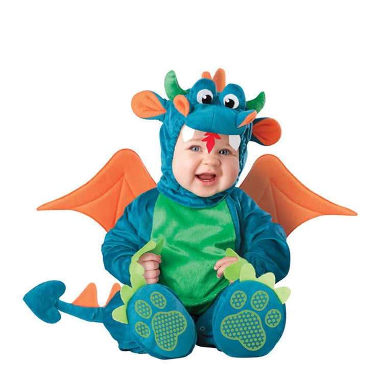 Costume da Drago per Neonato – Outfit Morbido e Divertente