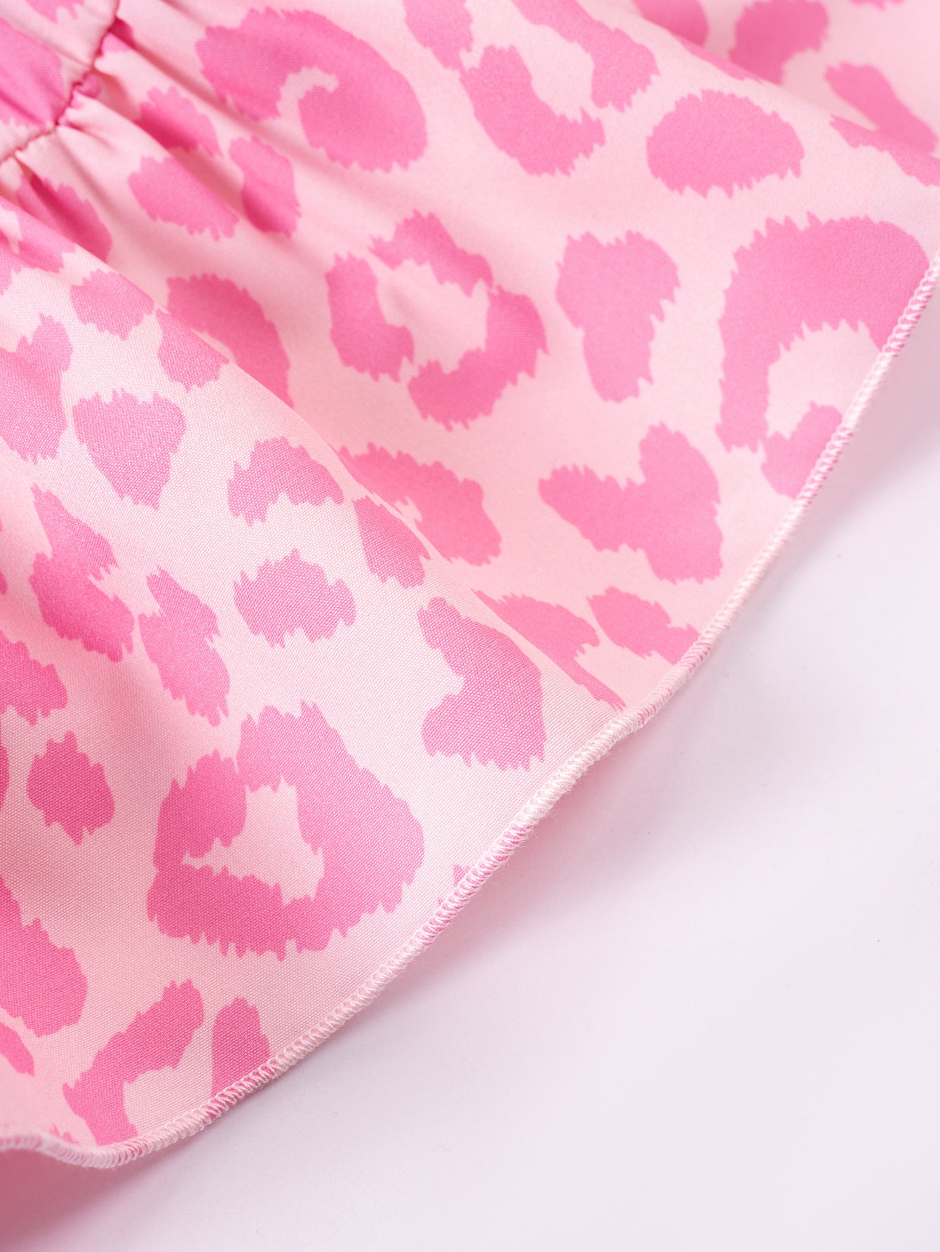 Completo Estivo Bimba Rosa con Stampa Animalier