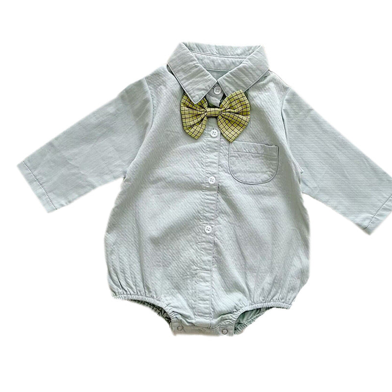 Body Camicia Bimbo con Papillon Eleganza in Miniatura
