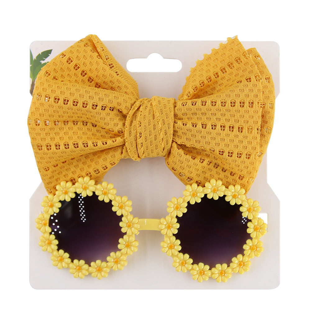 Occhiali da Sole con Fiori & Fiocco