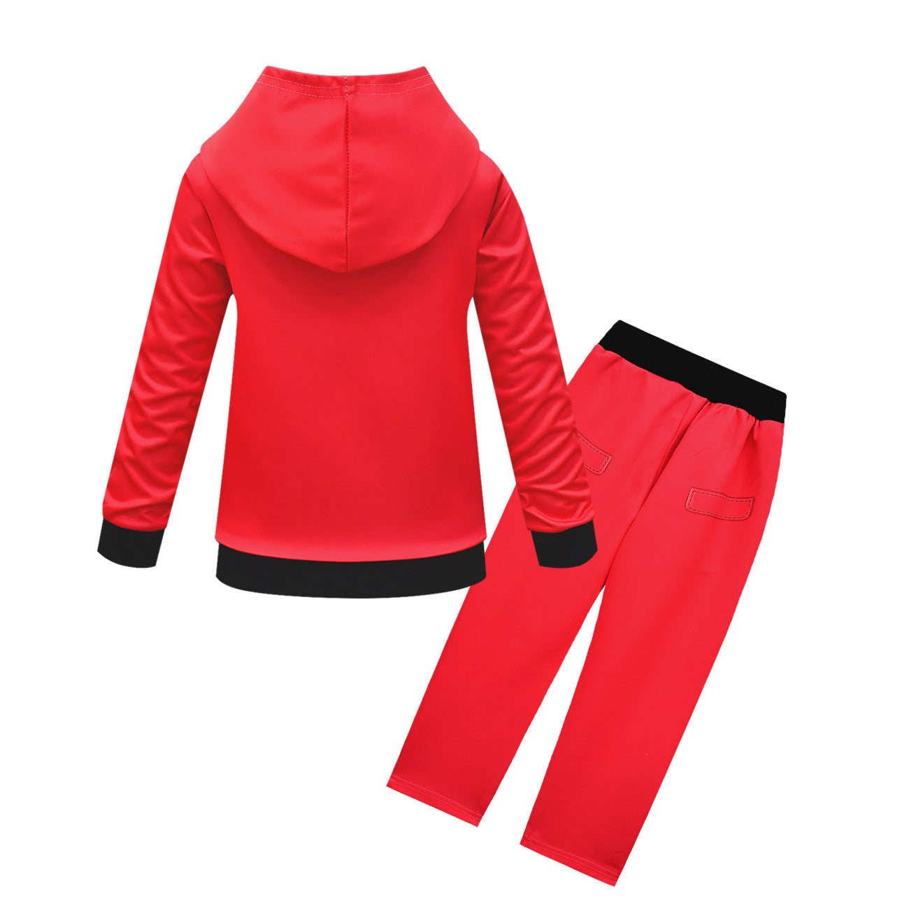 Tuta Guardiano Rossa - Costume Completo con Cappuccio Squid