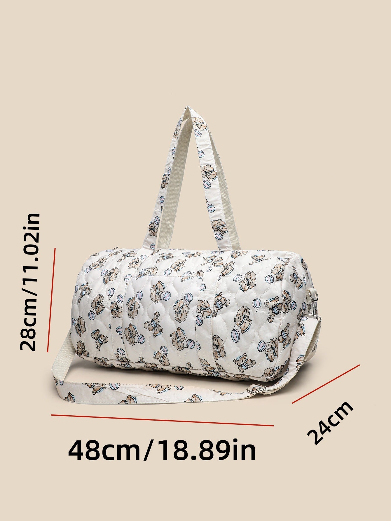 Borsa morbida con Stampa Orsetti