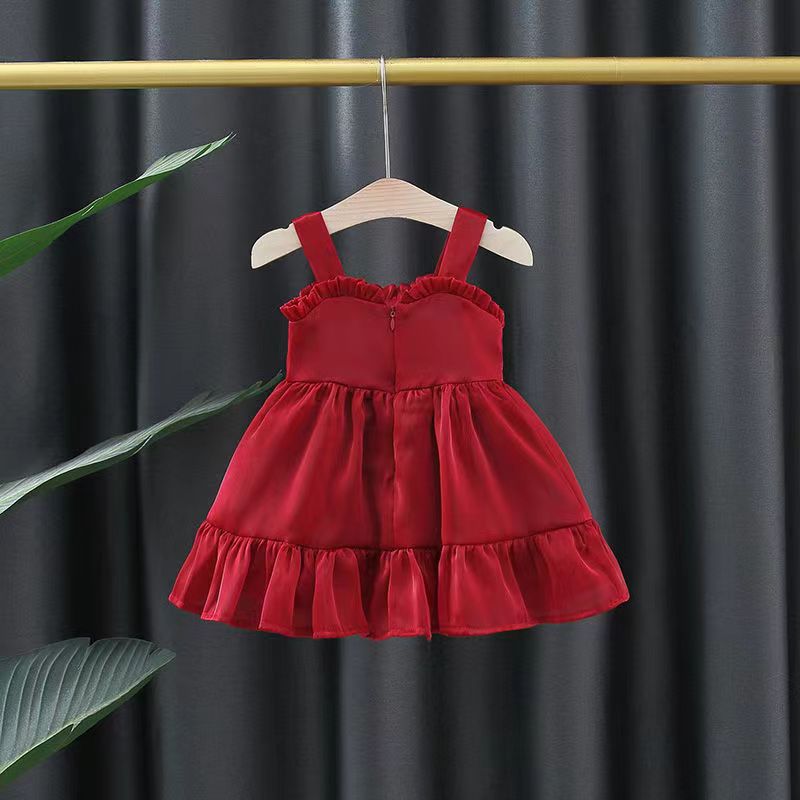 Vestitino Elegante con Fiocco in organza e cotone
