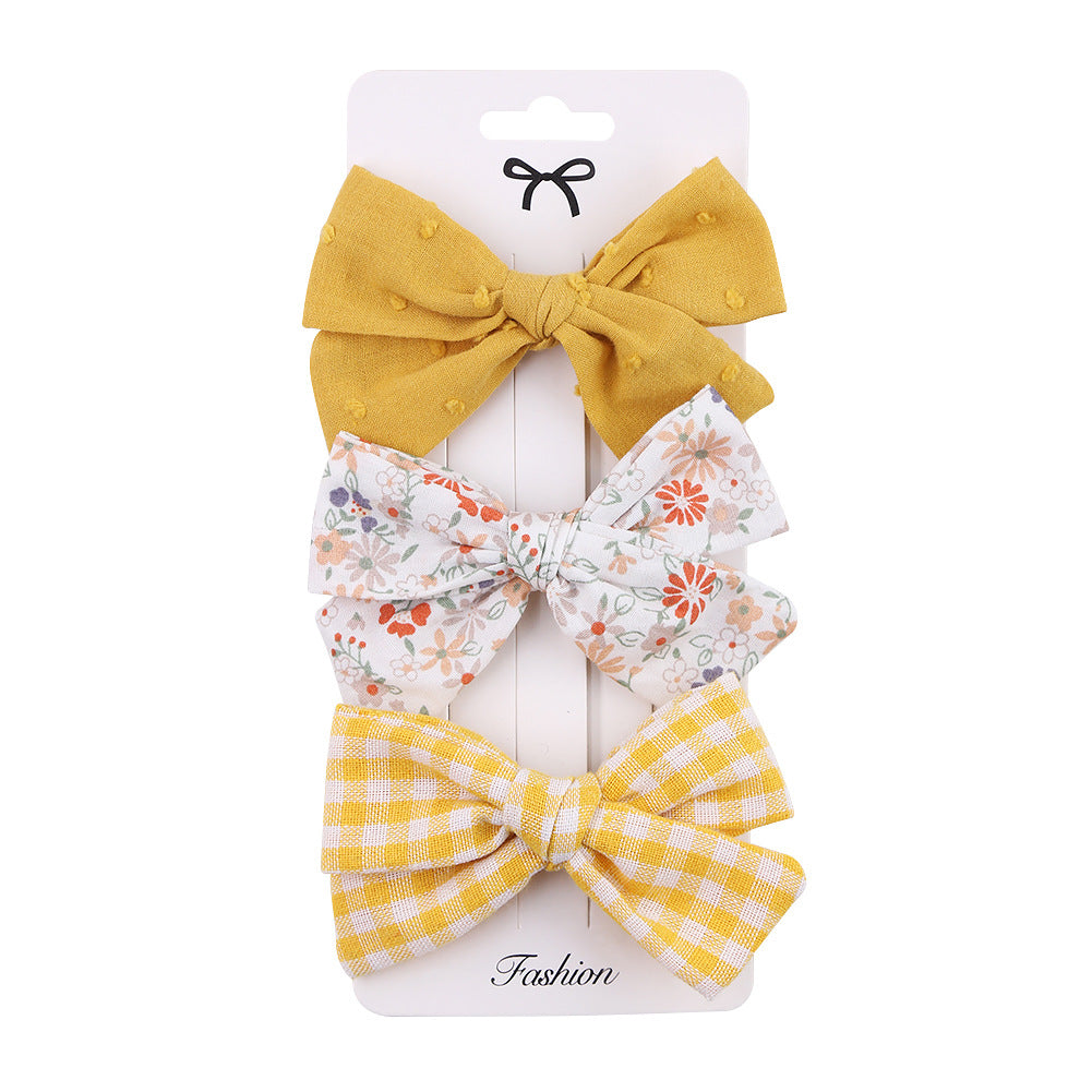 Set Fiocchi per Capelli Bambina - Fantasie Colorate e Tartan
