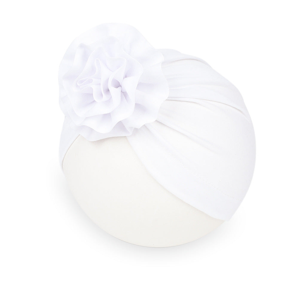 Turbante per Neonati con Fiore Voluminoso