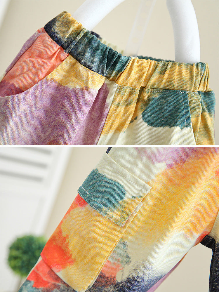 Completo bambino stile urban multicolor "Outer Space"