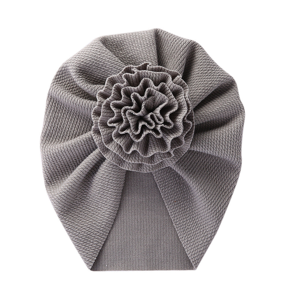 Turbante per Neonati con Fiore Decorativo