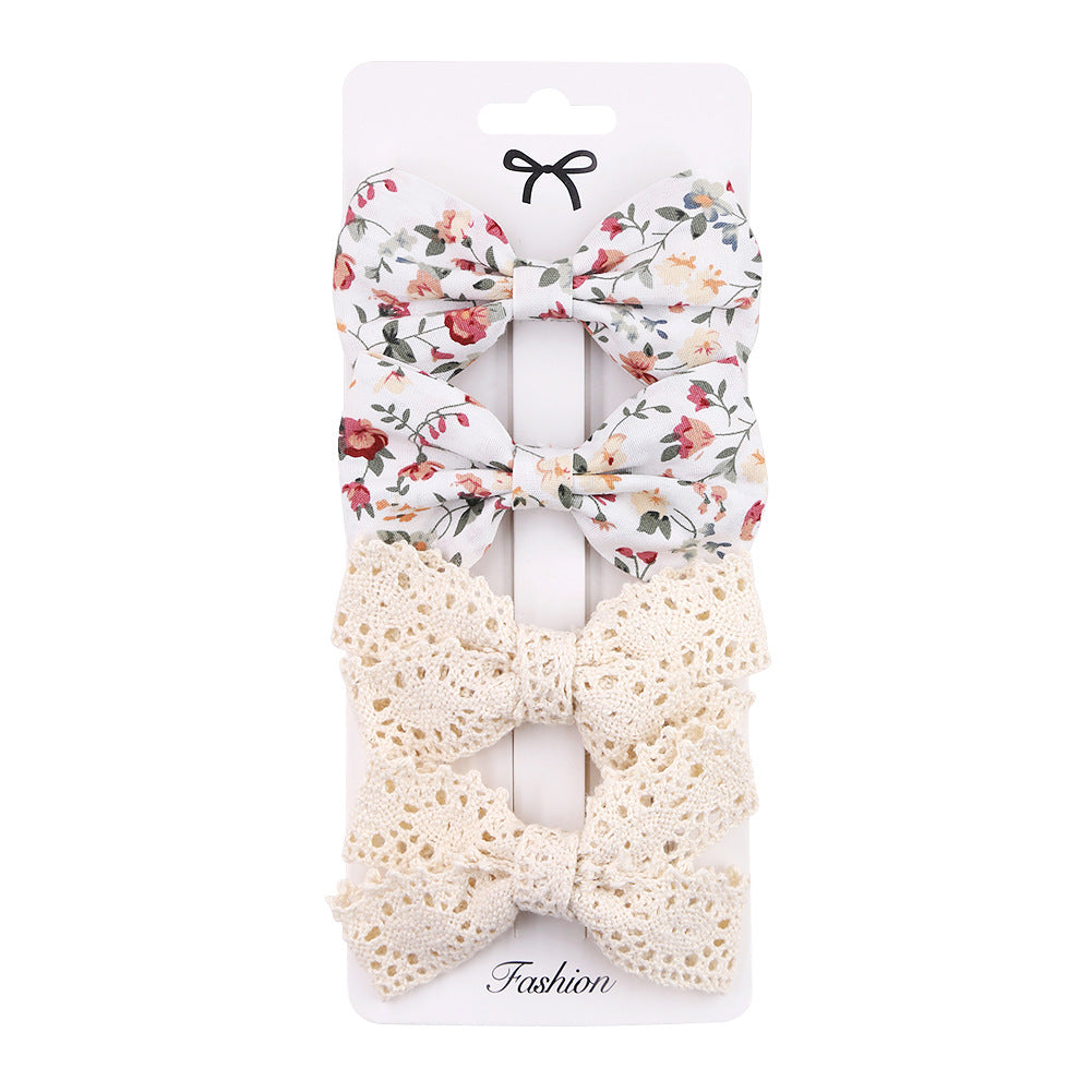 Set Fiocchi per Capelli Bambina - Fantasie Colorate e Tartan