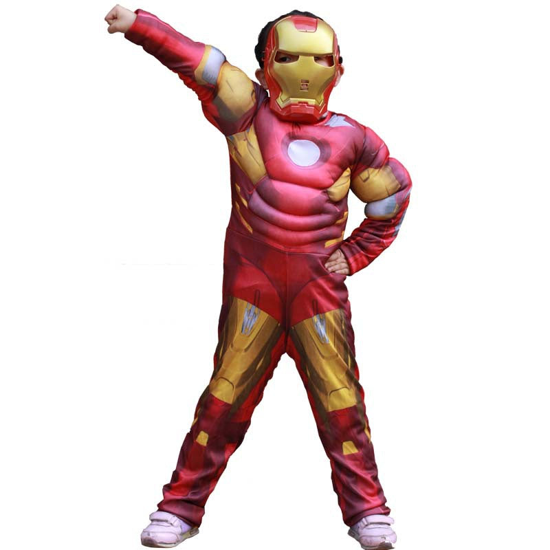 Costume Iron man Supereroe Rosso e Oro Potenza e Stile!
