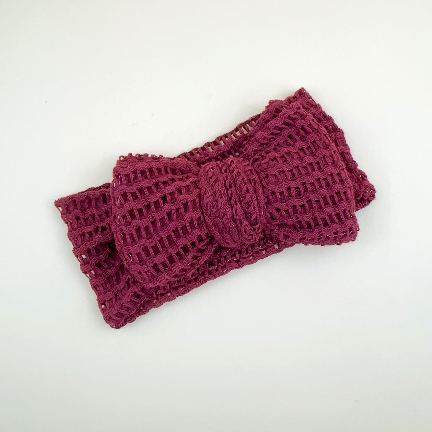 Fasce per Bambina in Maglia con Fiocco – Set Colori Pastello e Naturali