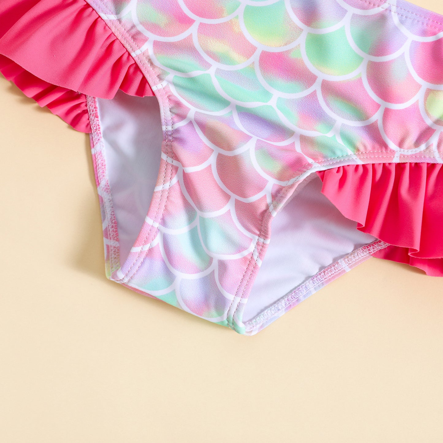 Costume bambina 2 pezzi Fantasia Sirena Pastello