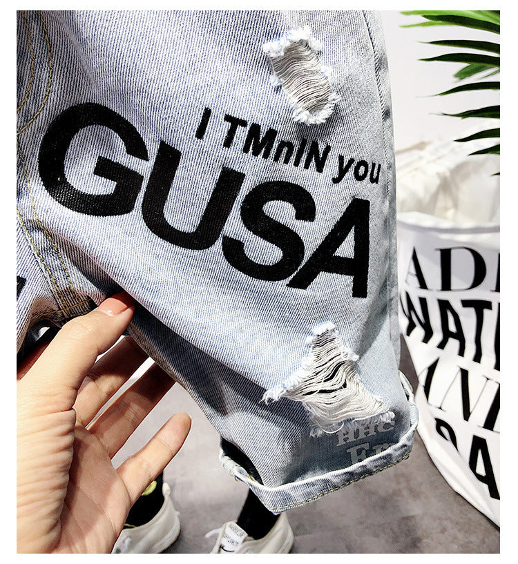 Shorts Jeans Bambino - Stile Urban con Cintura