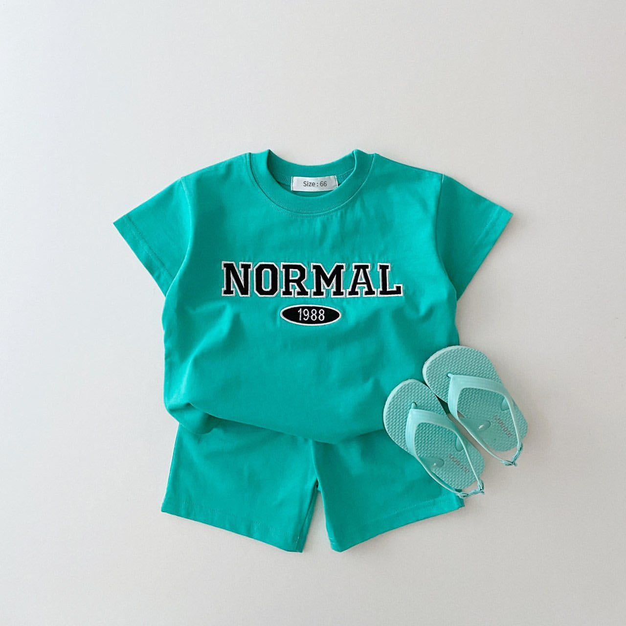 Completo Estivo Bambino “NORMAL 1988” T-shirt e Shorts