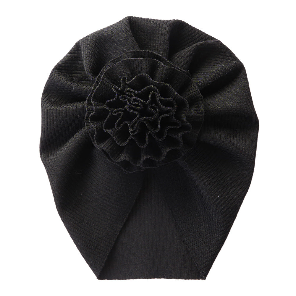 Turbante per Neonati con Fiore Decorativo