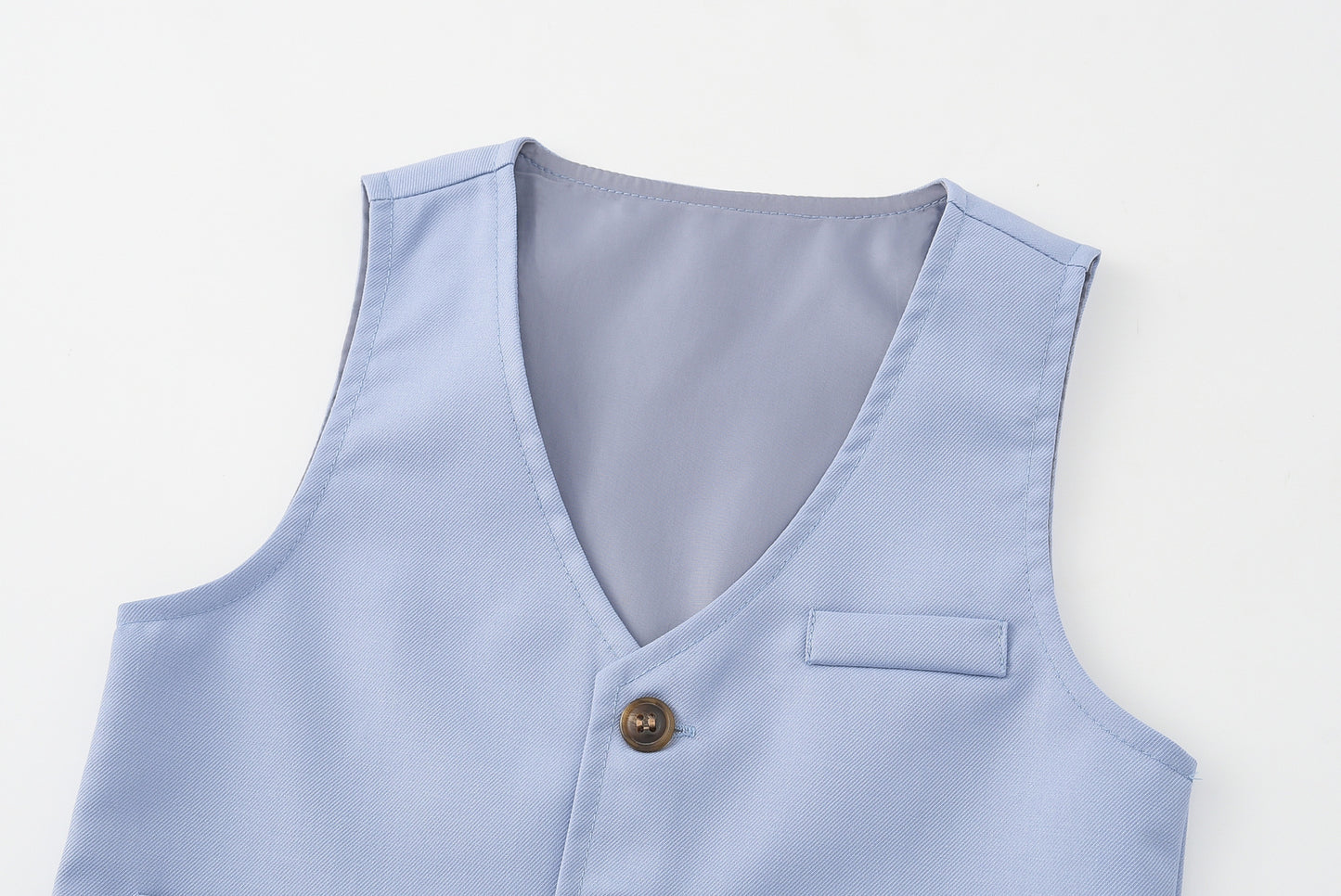Completo Elegante 4 Pezzi per Bambino – Gilet, Camicia, Pantaloni e Papillon