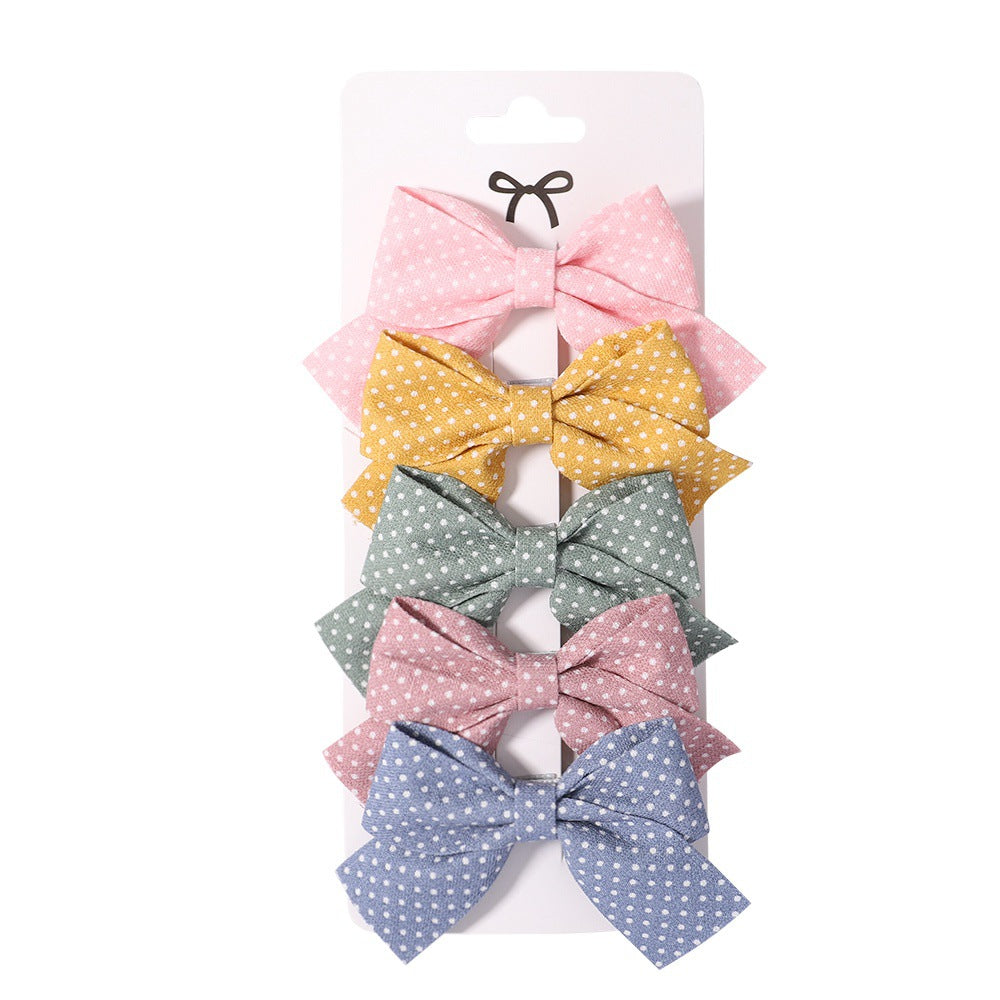Set Fiocchi per Capelli Bambina - Fantasie Colorate e Tartan