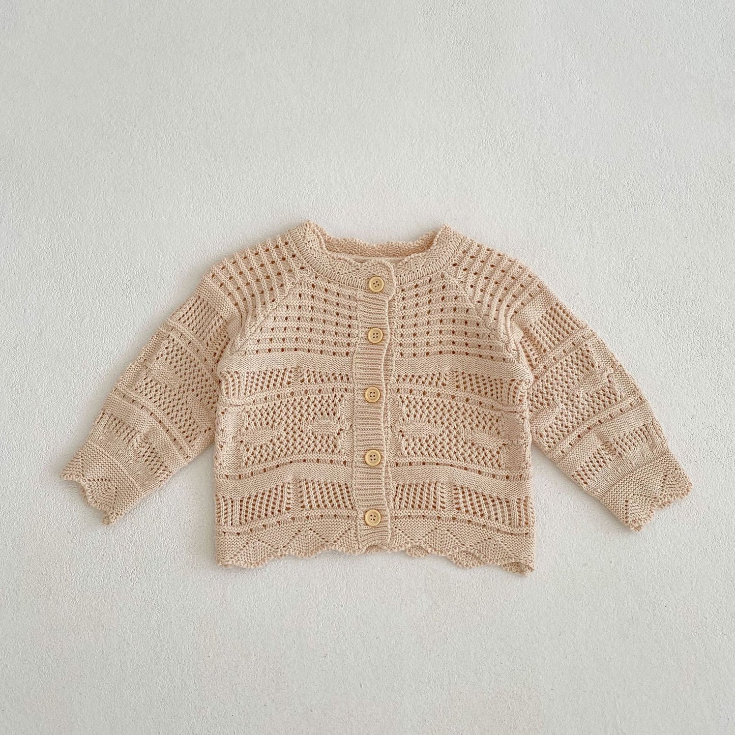 Set Neonata/ Bimba in Maglia Lavorata – Tutina e Cardigan