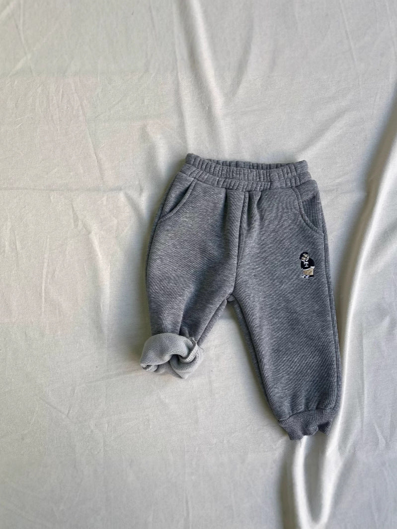Completo Felpato Bambino "LEREAL 1997" Grigio