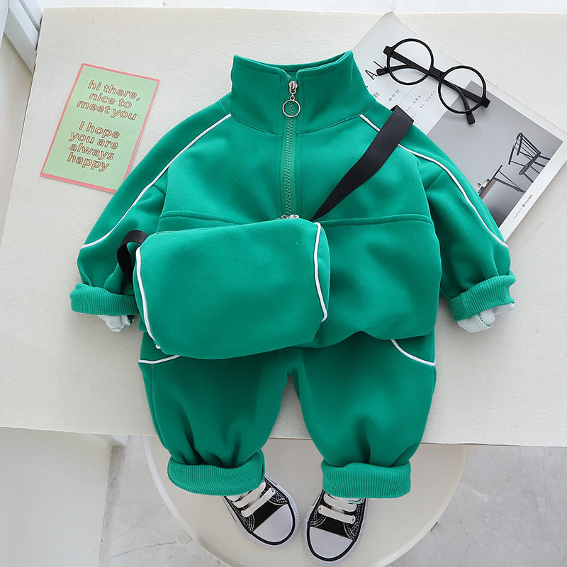 Tuta squid Mode Bimbo con Giacca e Pantaloni - Completo Casual con Marsupio