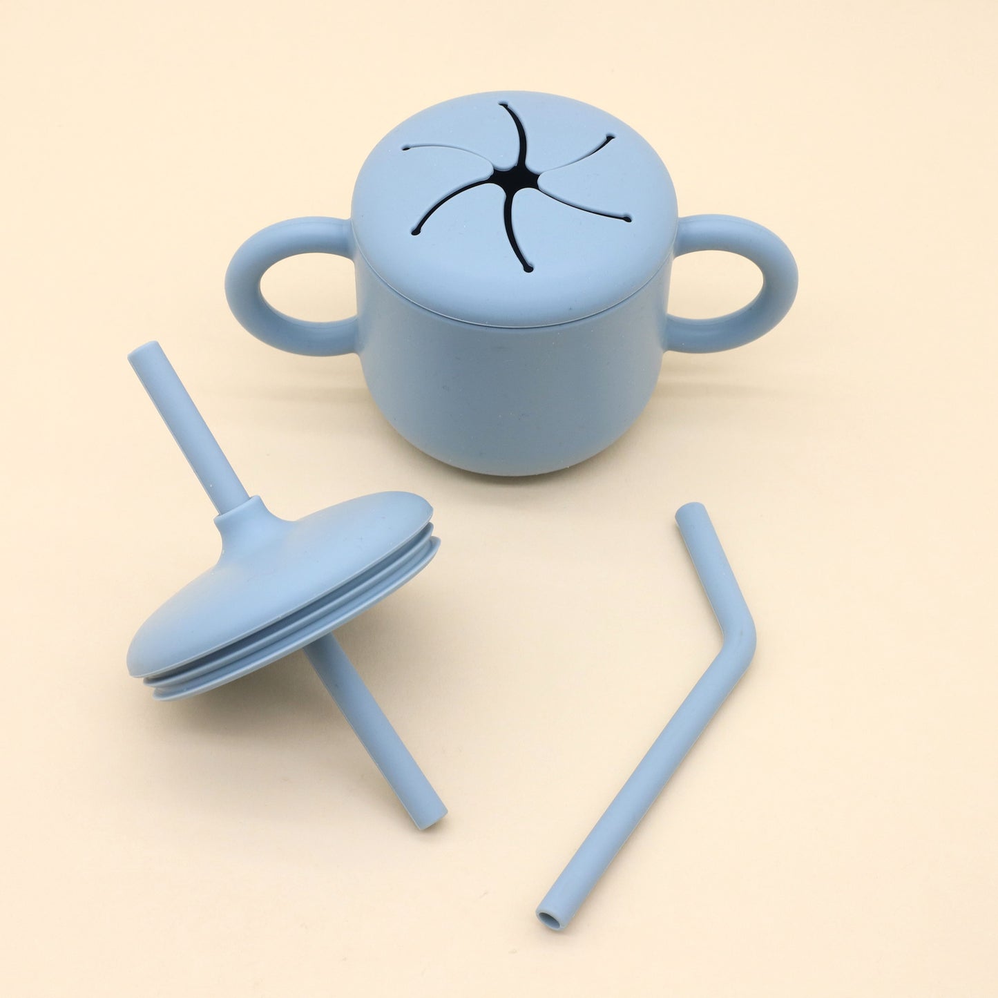 Set Pappa in Silicone per Bambini azzurro