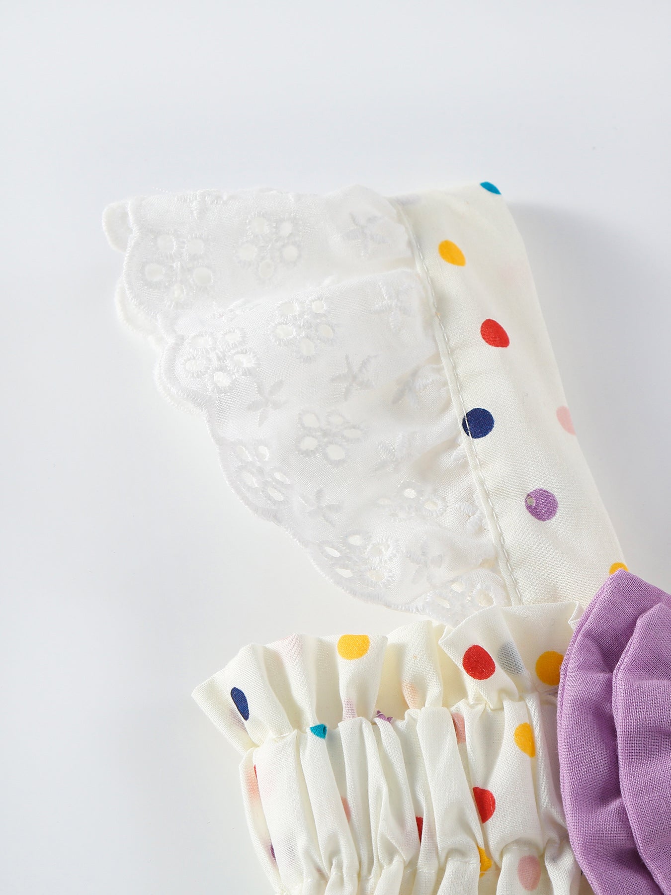 Pagliccetto Estivo per Neonata con Pois e Cappellino Coordinato