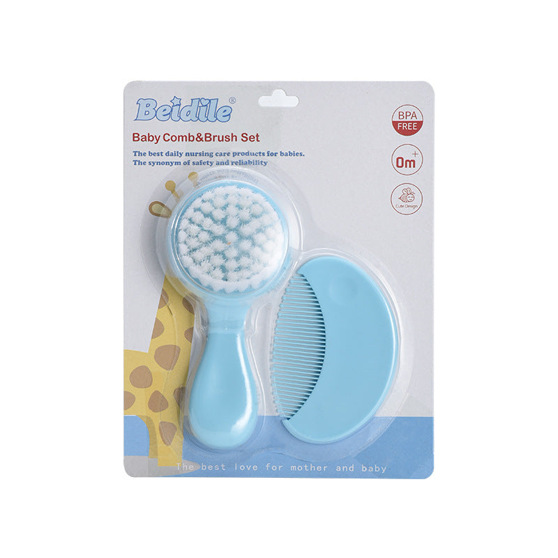 Set Spazzola e Pettine per Neonati - 2 Pezzi, Morbide Setole
