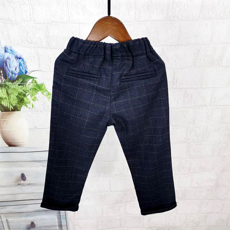Completo Elegante Bambino 3 Pezzi Nero con Giacca e Cravatta – Look Cerimonia