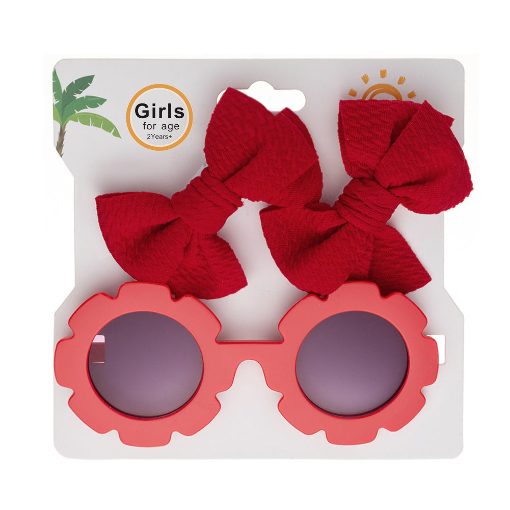 Set Occhiali da Sole Floreali & Fiocchi Coordinati