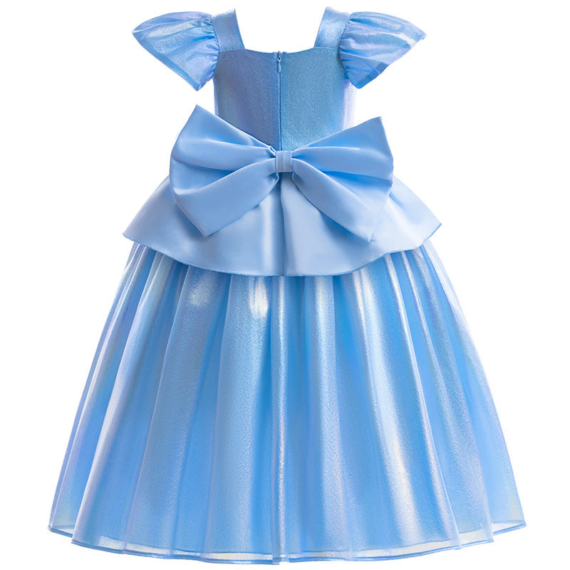 Abito da Principessa Cenerentola per Bambine Eleganza da Fiaba 👑✨