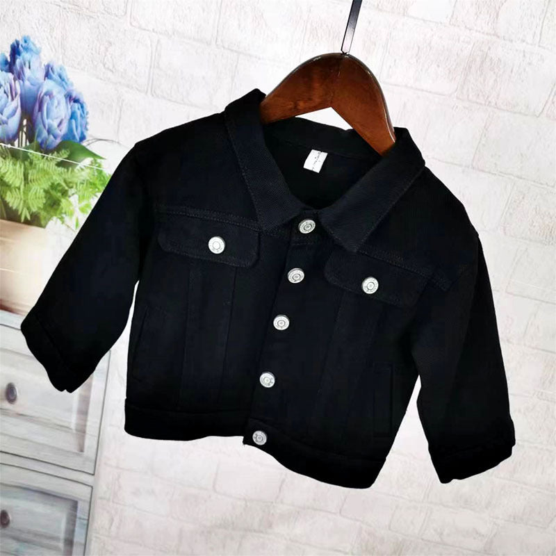 Giacca Bimbo in Cotone Stile Denim – Varianti Colore Primaverili