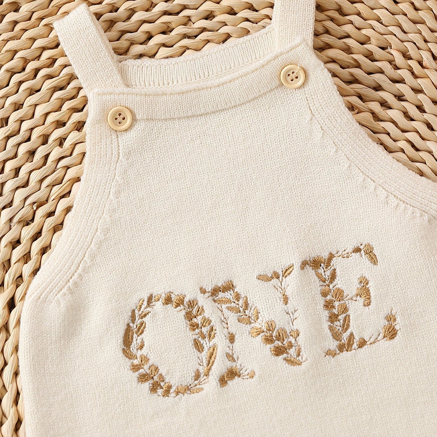 Salopette in maglia "ONE" neutra