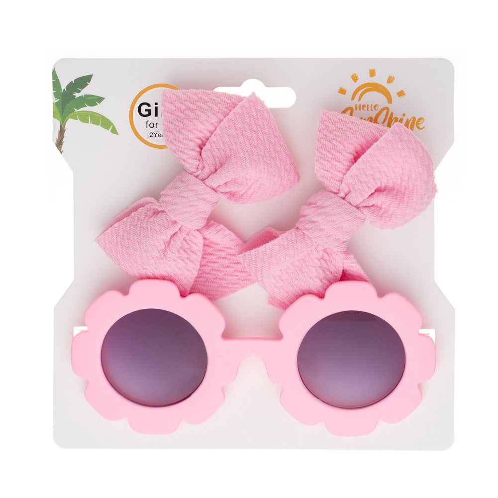 Set Occhiali da Sole Floreali & Fiocchi Coordinati