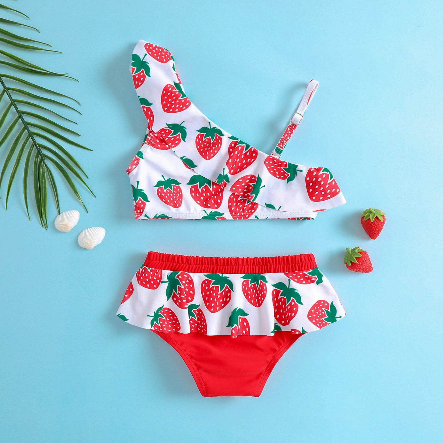 Costume bambina 2 pezzi Fantasia Fragole