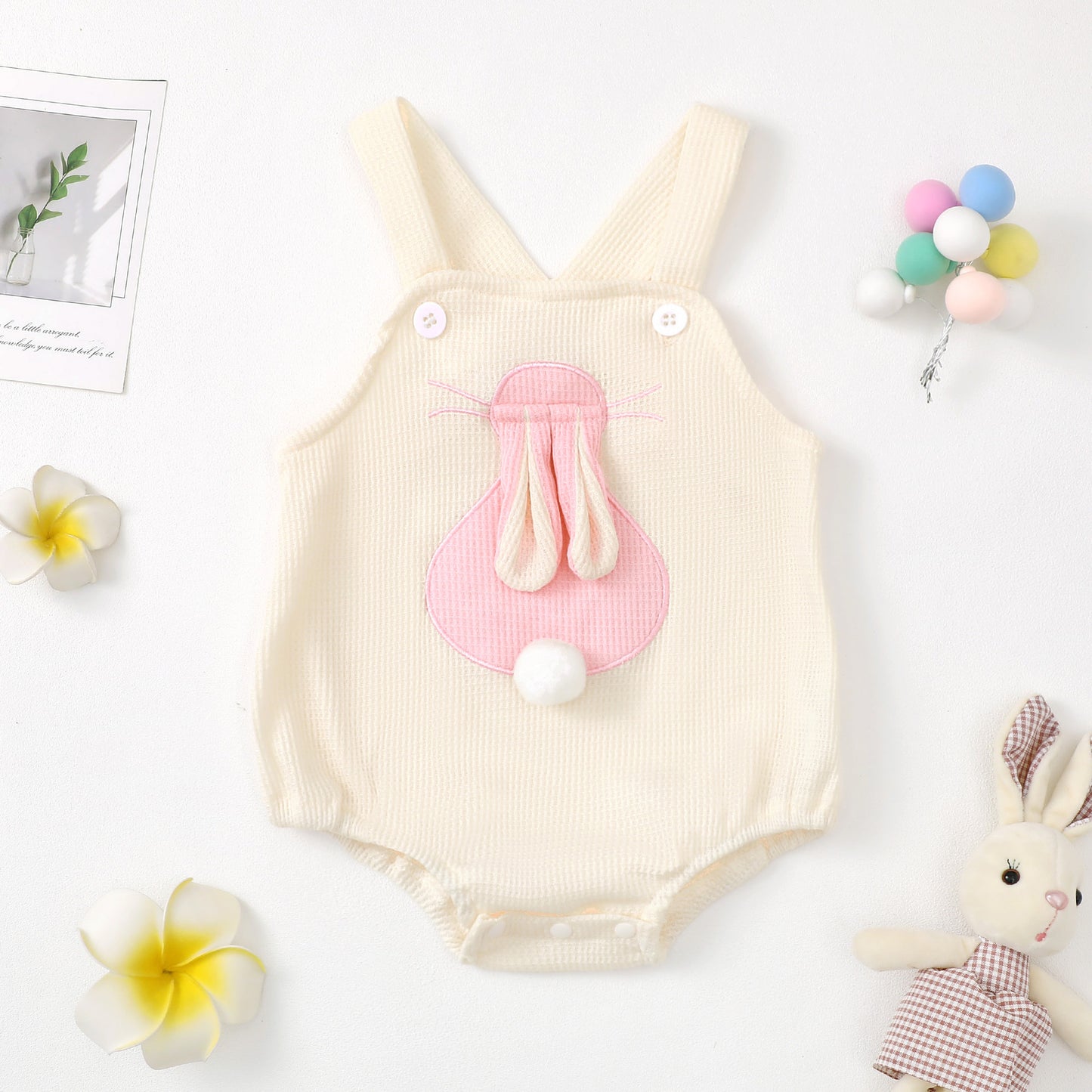 Pagliaccetto Neonata con Coniglietto