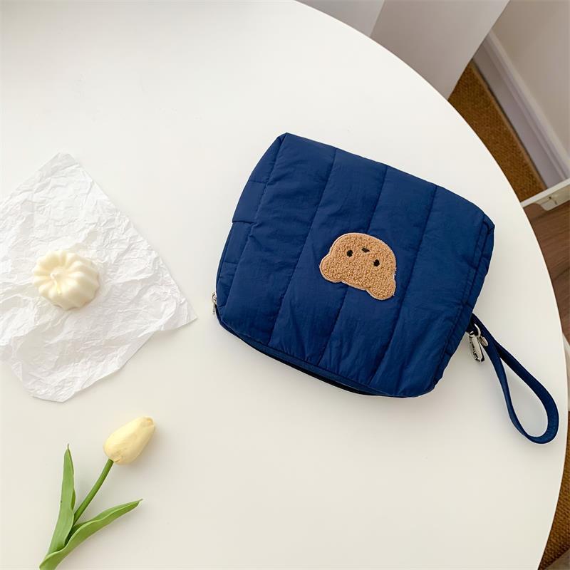 Pochette imbottita con orsetto