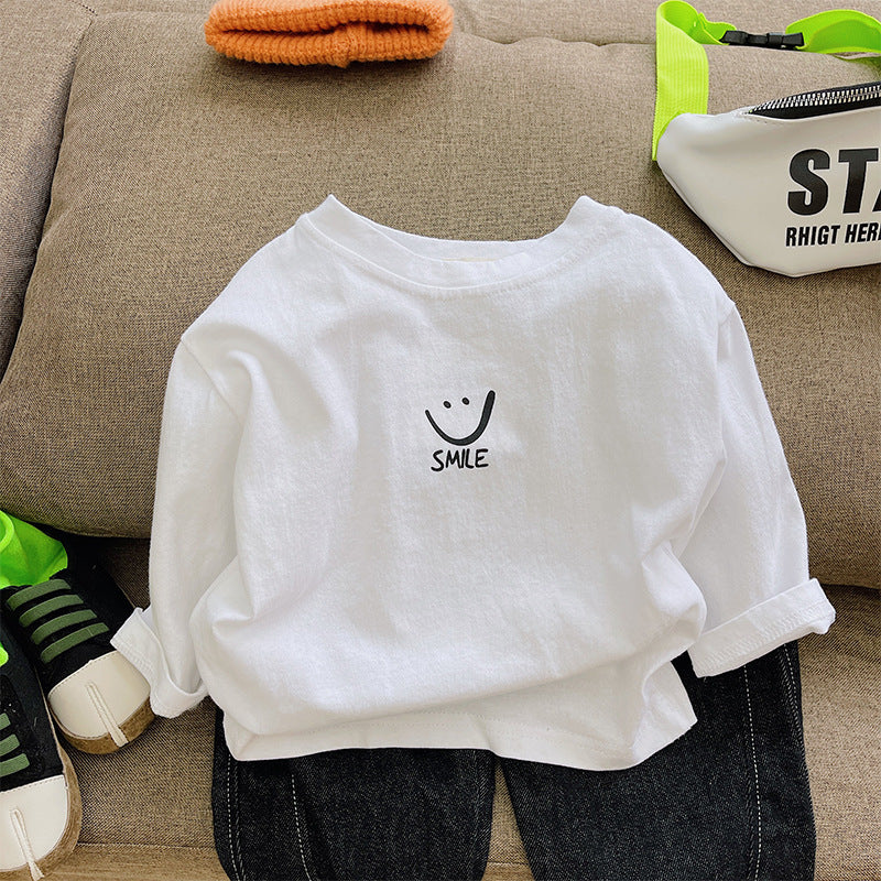 Maglietta Bambino Oversize "Smile" 100% cotone