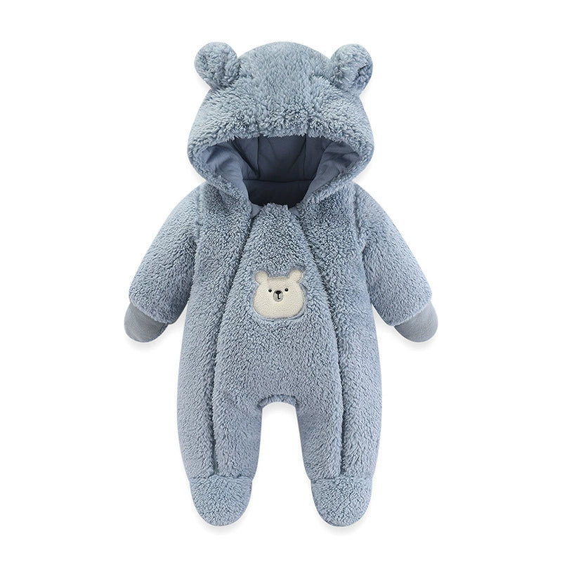 Tutina Invernale Animali con Cappuccio – Neonato Unisex
