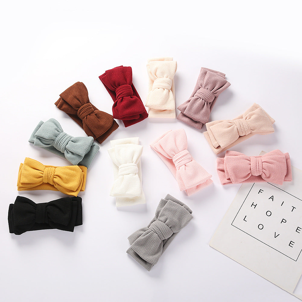 Fasce Elastiche Neonata con Fiocco