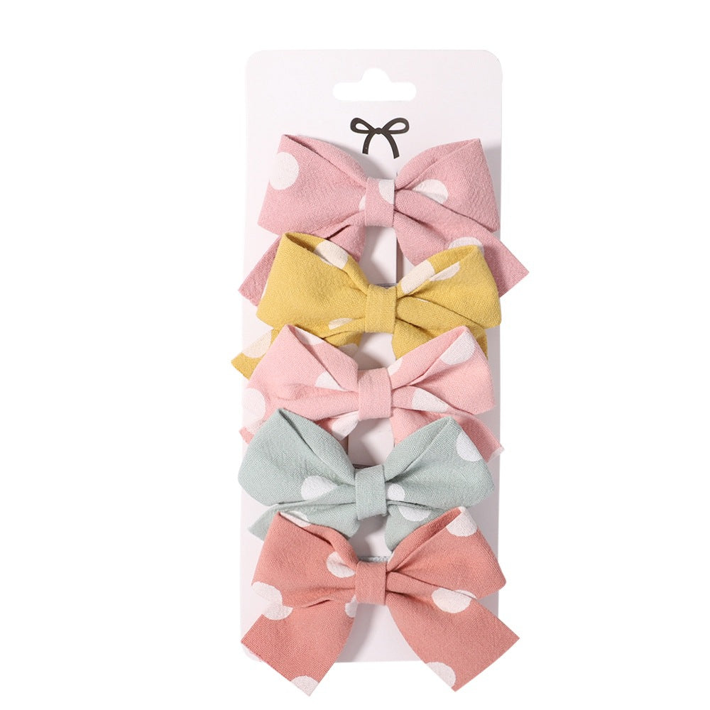 Set Fiocchi per Capelli Bambina - Fantasie Colorate e Tartan