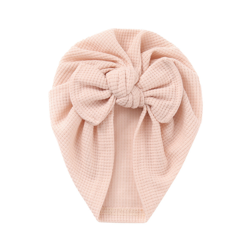 Turbante Neonata in Maglia con Fiocco – Vari Colori