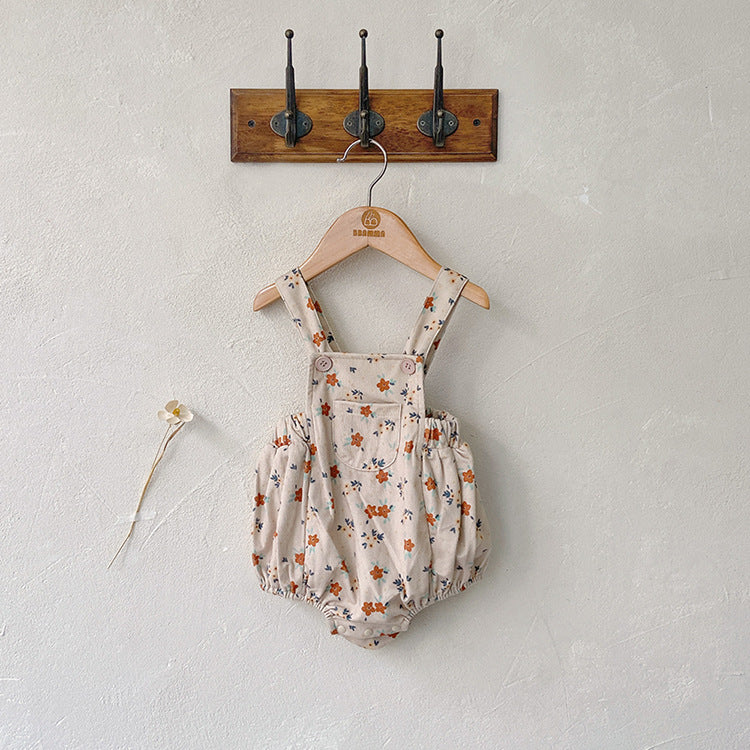 Pagliaccetto con Bretelle in Stile Vintage