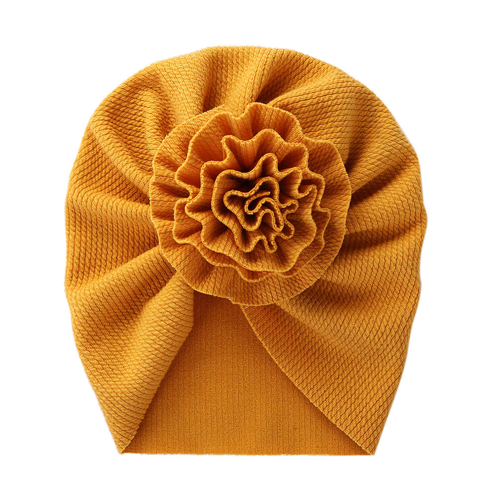 Turbante per Neonati con Fiore Decorativo
