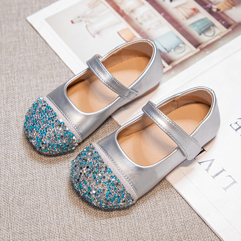 Ballerine Bambina con Glitter – Chiusura a Strappo