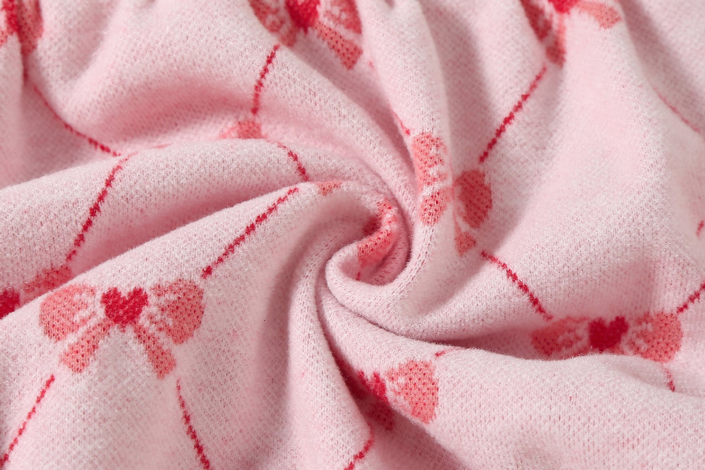 Pagliaccetto bimba con fiocco rosa e cappellino