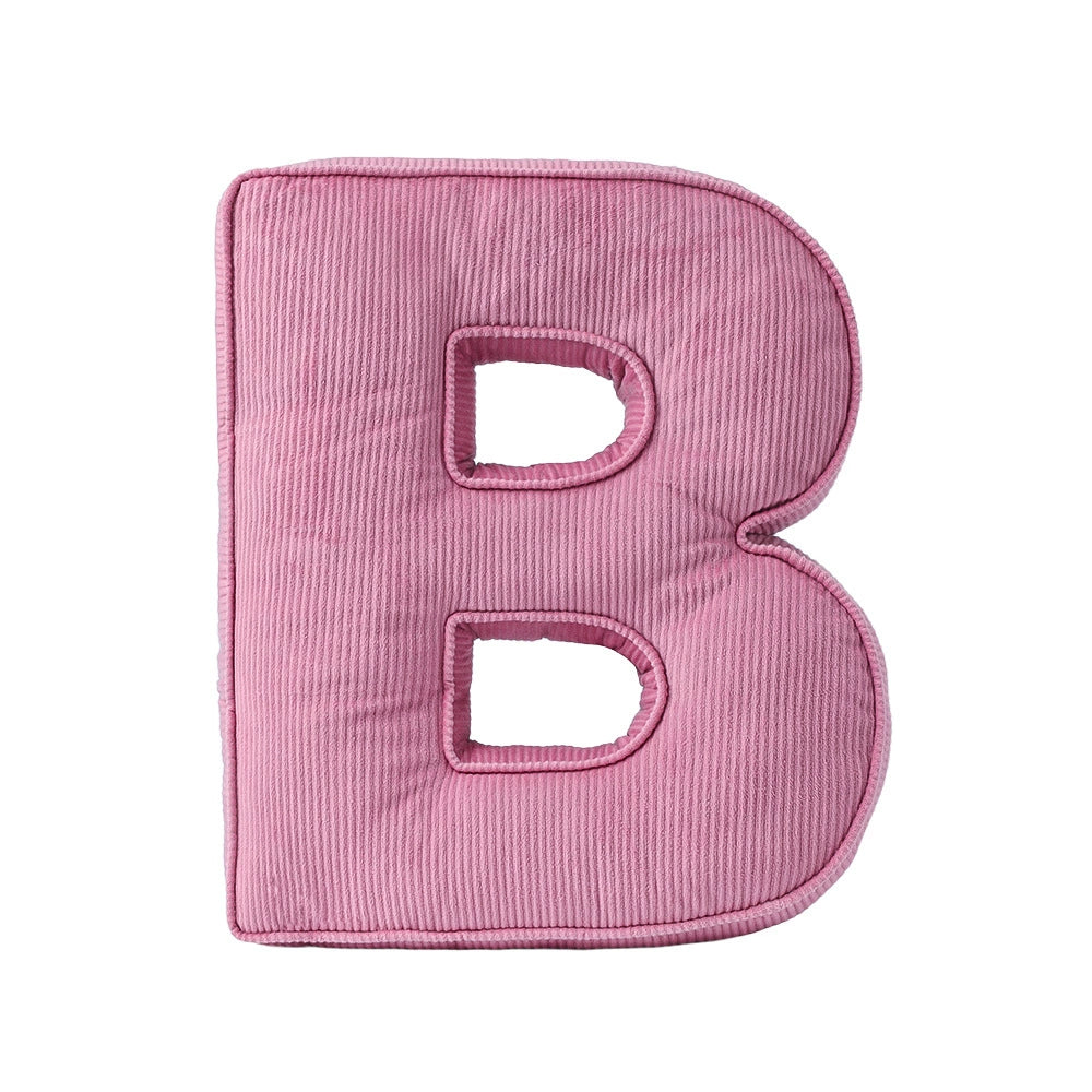 Cuscino lettera in tessuto – decorativi per cameretta Rosa