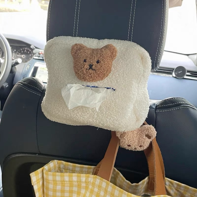 Dispenser Portasalviette in Peluche a Forma di Orsetto Auto & Casa