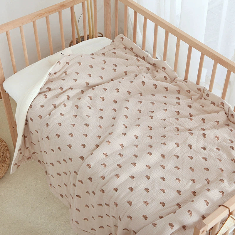 Coperta in Mussola di Cotone per Culla