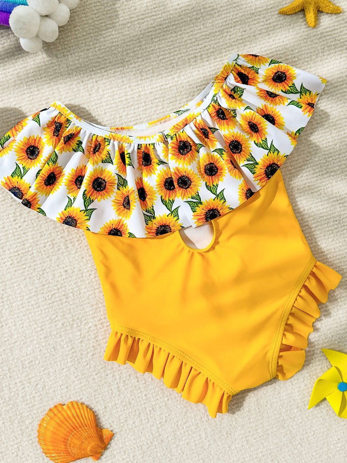 Costume Intero Bimba “Estate Girasole”